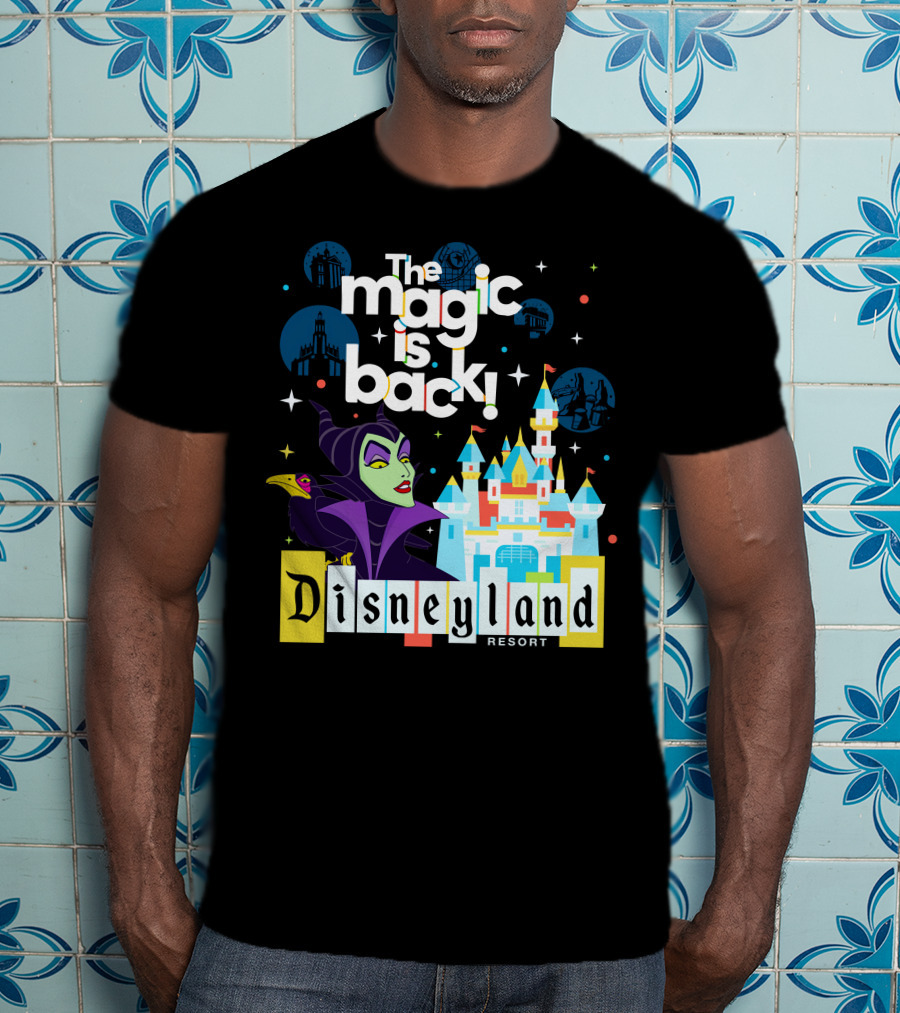 The Magic Is Back Maleficent Disneyland Resort T-Shirt