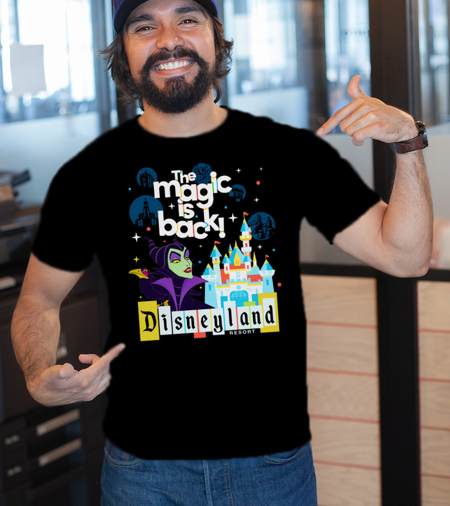 The Magic Is Back Maleficent Disneyland Resort T-Shirt