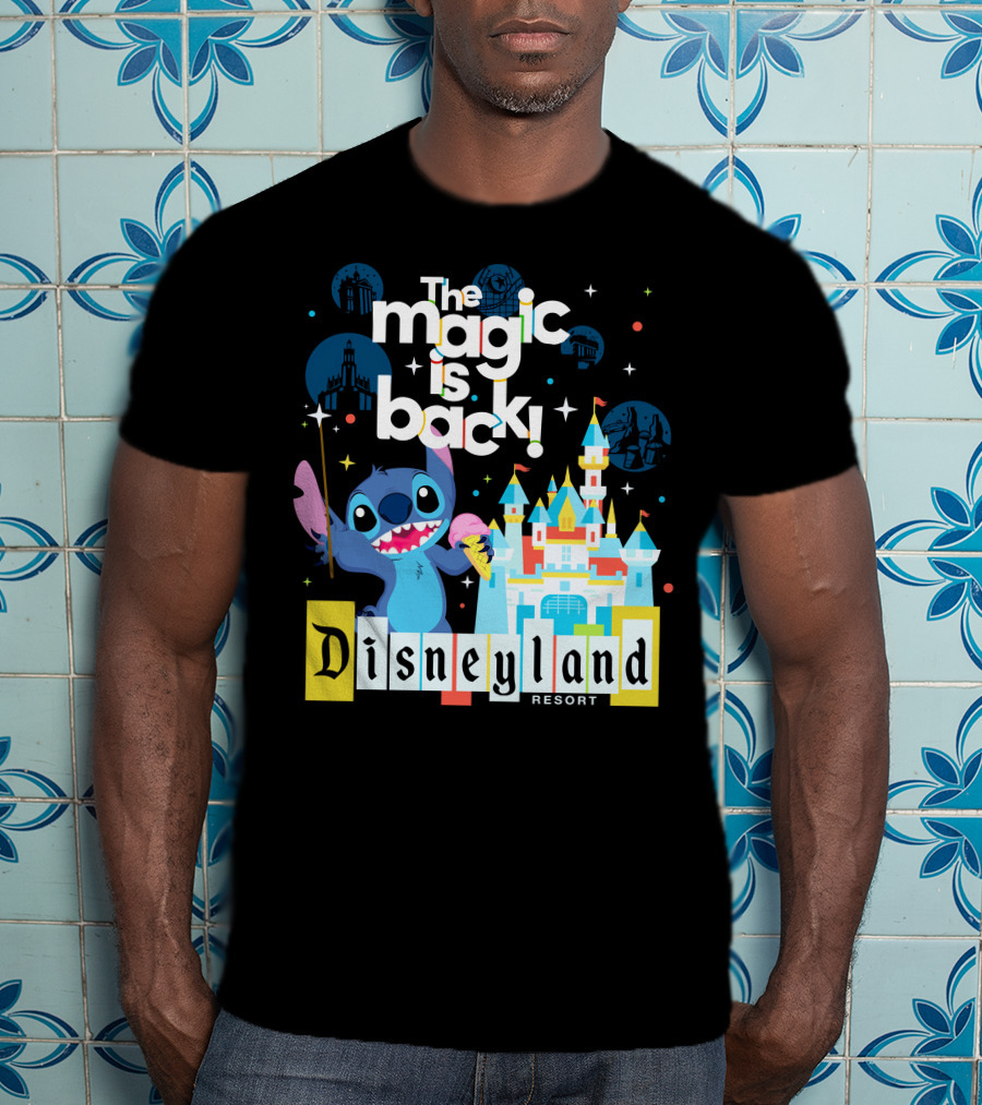 The Magic Is Back Stitch Disneyland Resort T-Shirt