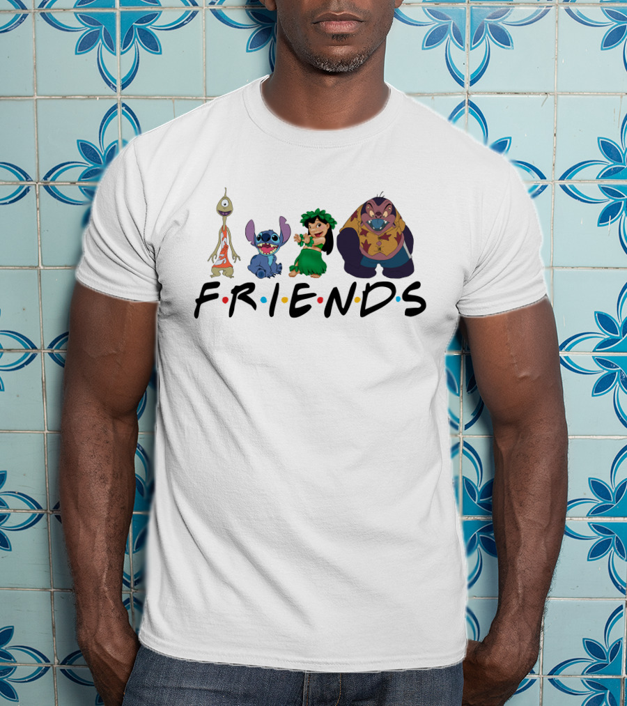 Friends Lilo And Stitch Characters Disney T-Shirt