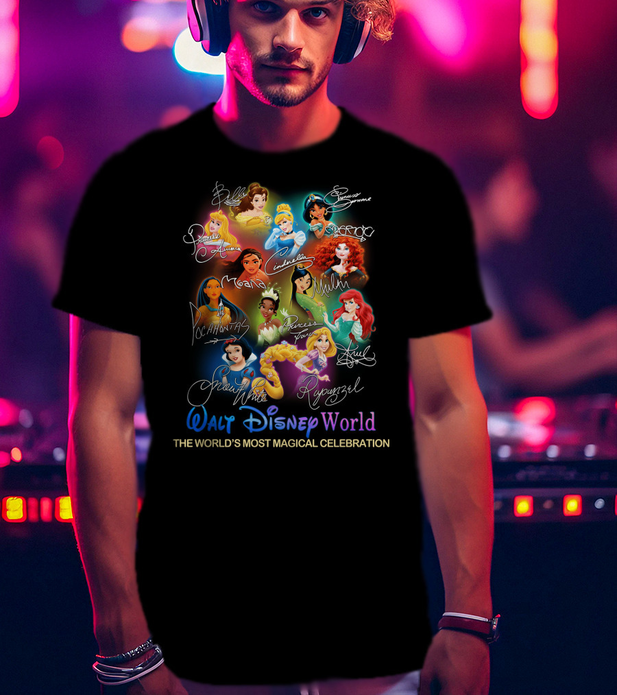 Walt Disney World Princess Celebration The World's Most Magical Celebration T-Shirt