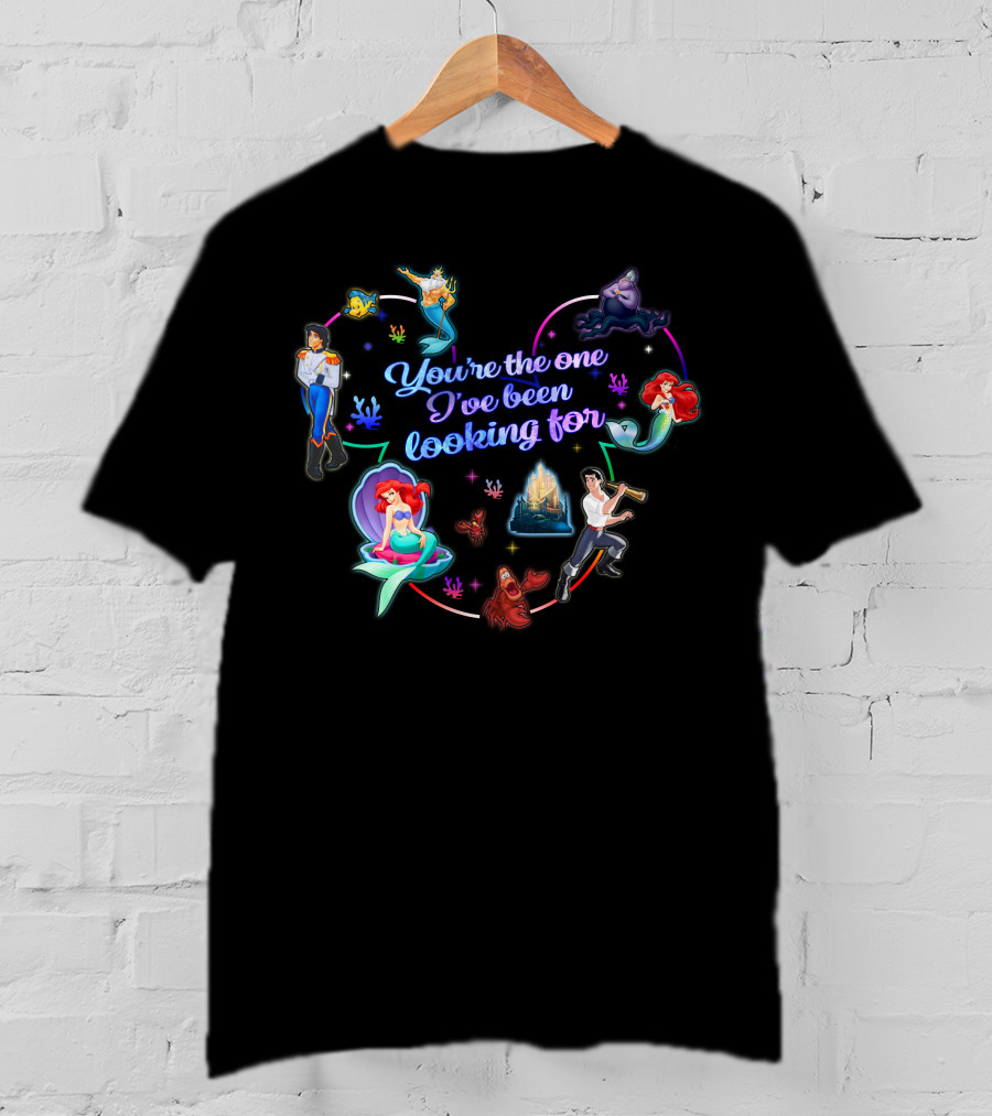 You're The One I've Been Looking For Ariel And Eric Disney T-Shirt