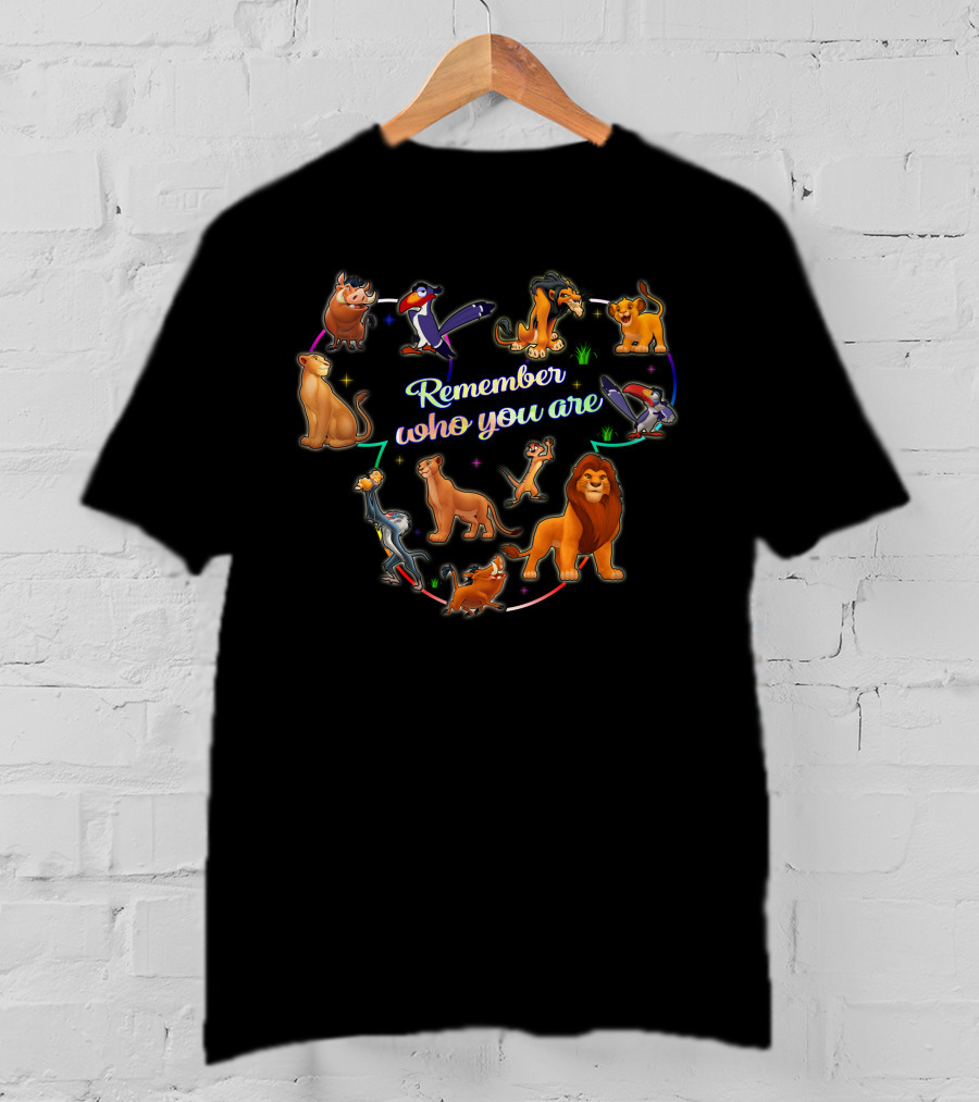 Remember Who You Are Simba Lion King Characters T-Shirt