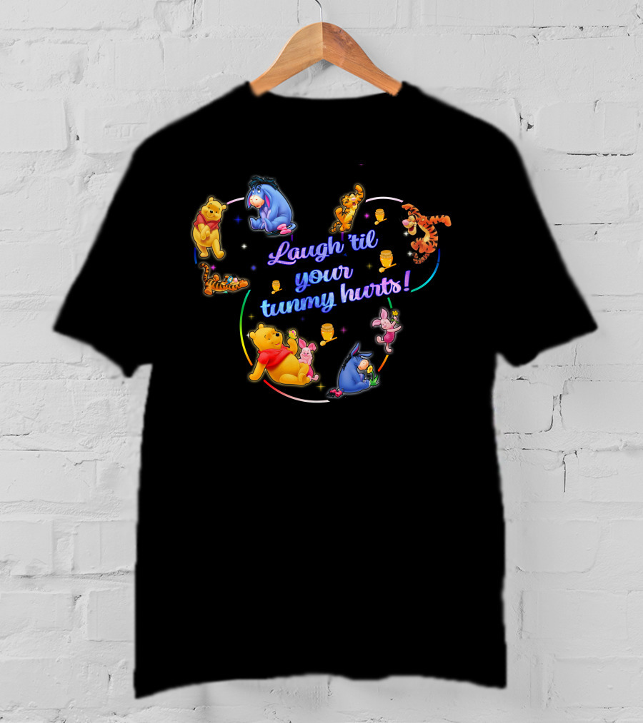 Laugh 'Til Your Tummy Hurts Winnie The Pooh And Friends T-Shirt