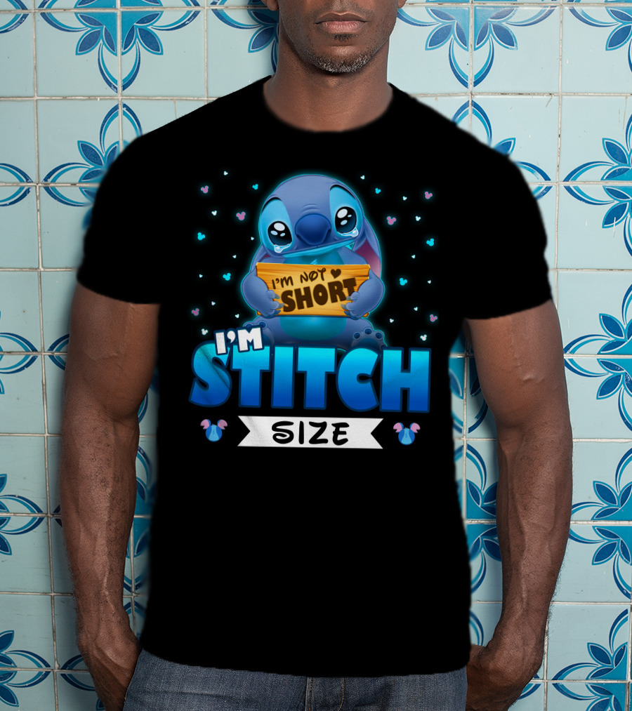I'm Stitch I'm Not Short Size T-Shirt