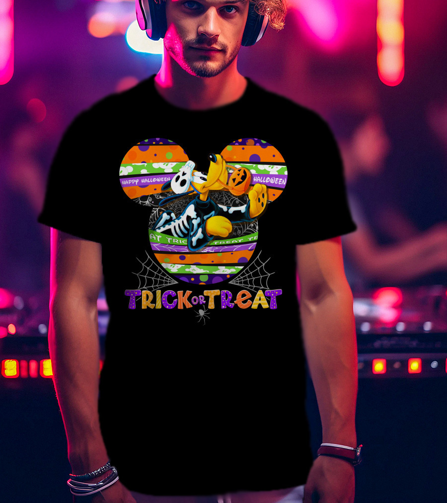 Happy Halloween Pluto Trick Or Treat T-Shirt