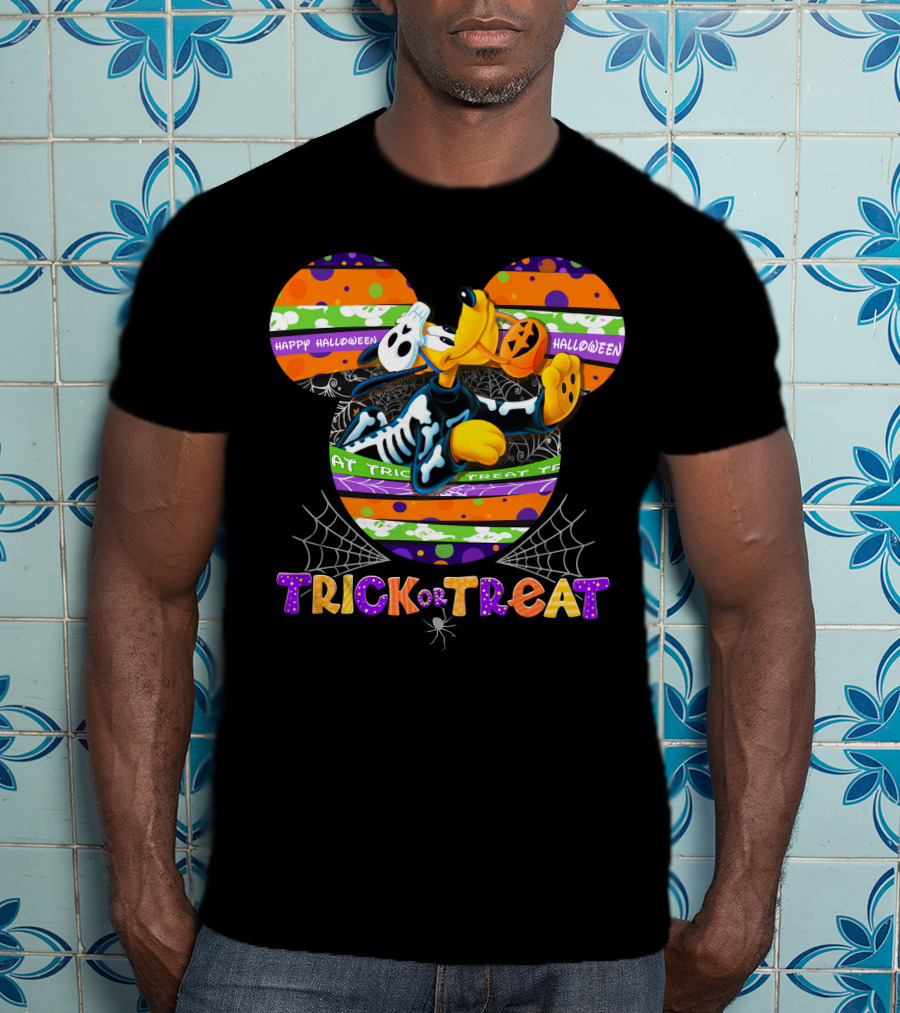 Happy Halloween Pluto Trick Or Treat T-Shirt