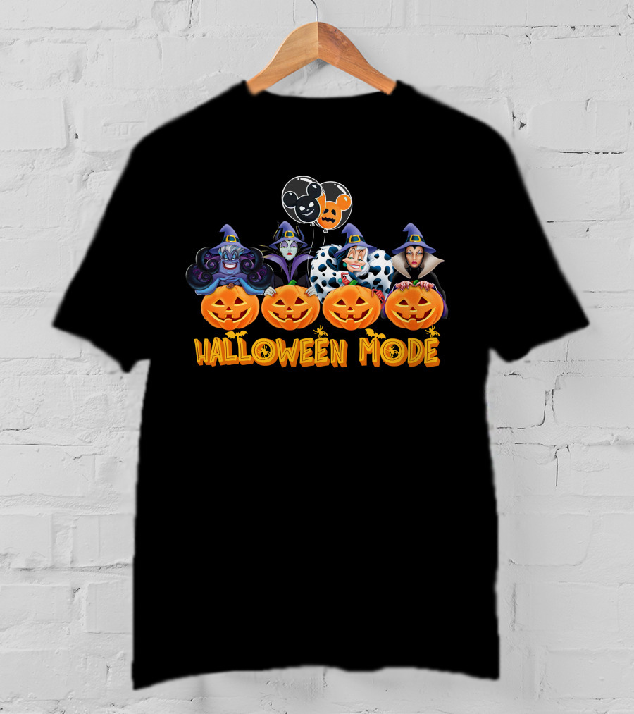 Halloween Mode Villains Pumpkins T-Shirt