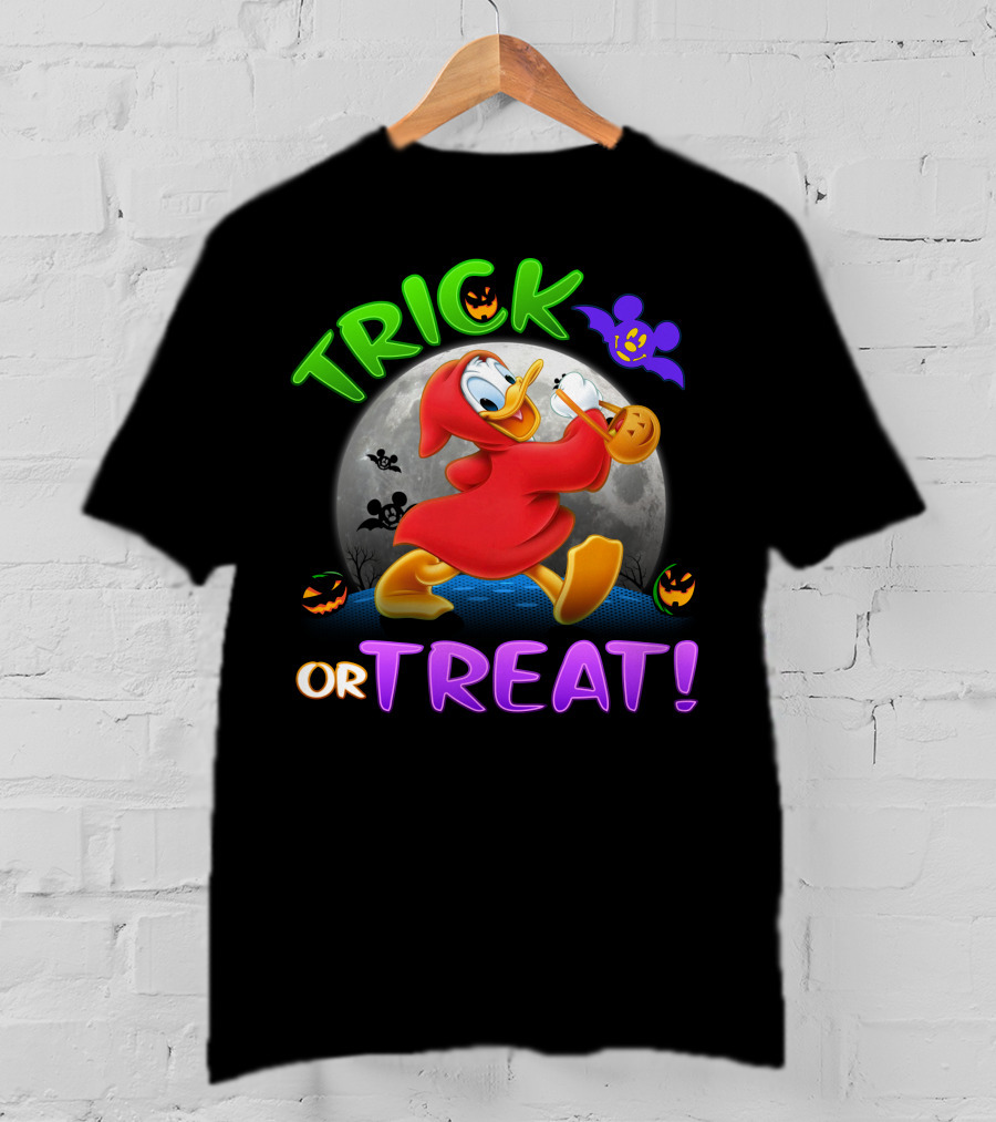 Trick Or Treat Donald Duck Halloween Disney T-Shirt