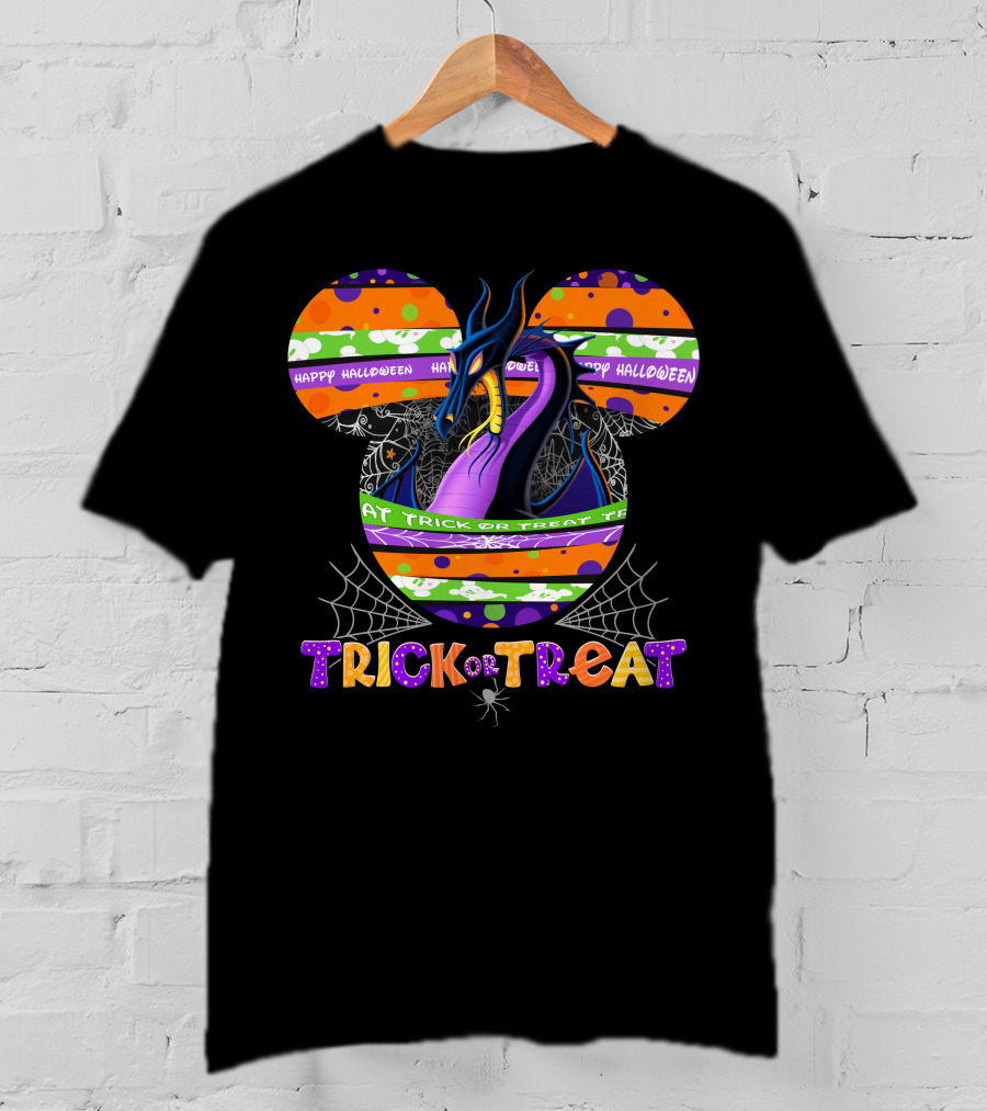Trick Or Treat Dragon Happy Halloween T-Shirt