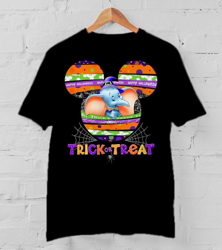Dumbo Trick Or Treat Happy Halloween T-Shirt