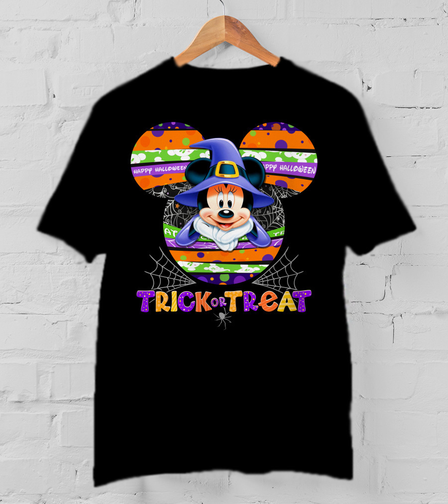 Minnie Happy Halloween Trick Or Treat T-Shirt