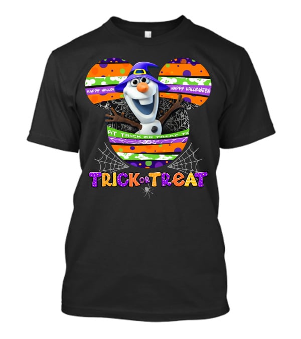 Happy Halloween Olaf Trick Or Treat T-Shirt