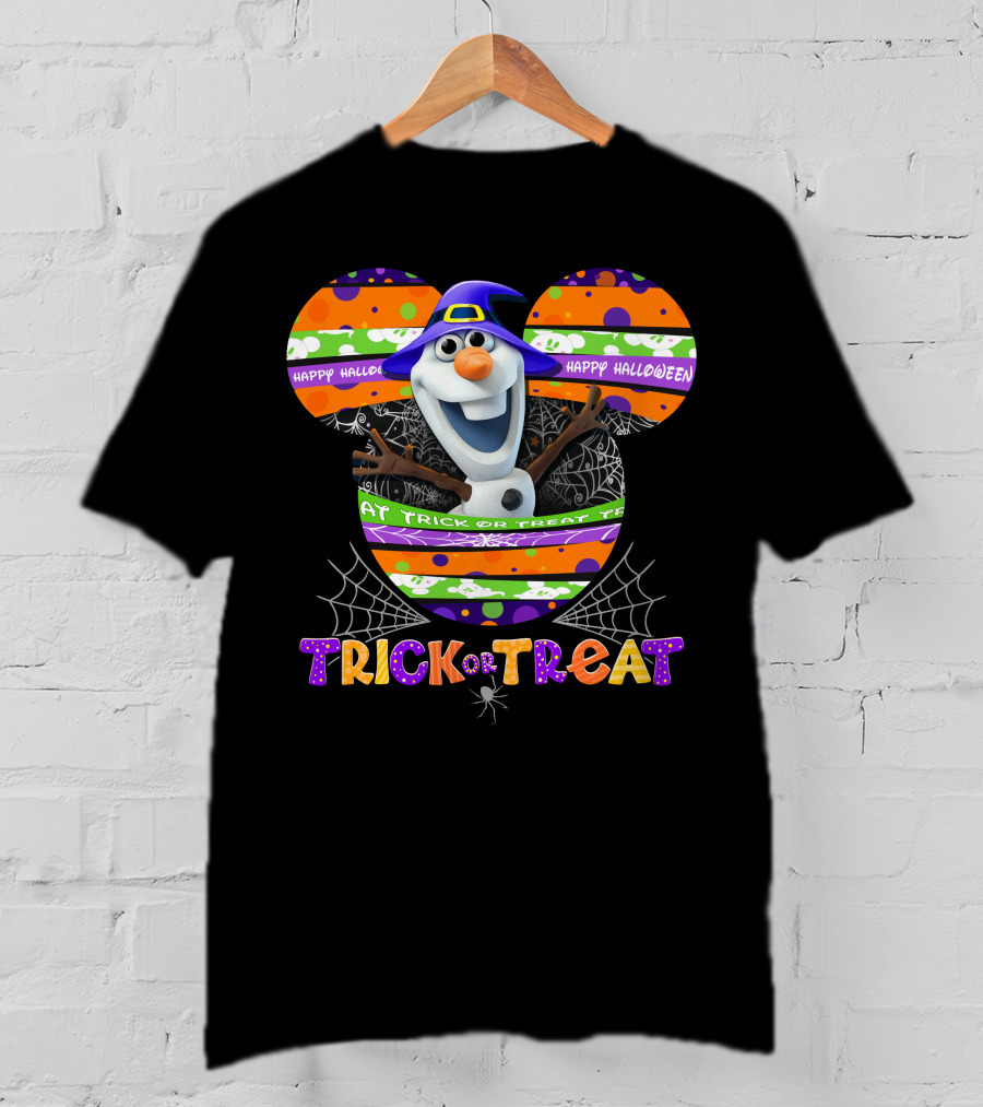 Happy Halloween Olaf Trick Or Treat T-Shirt