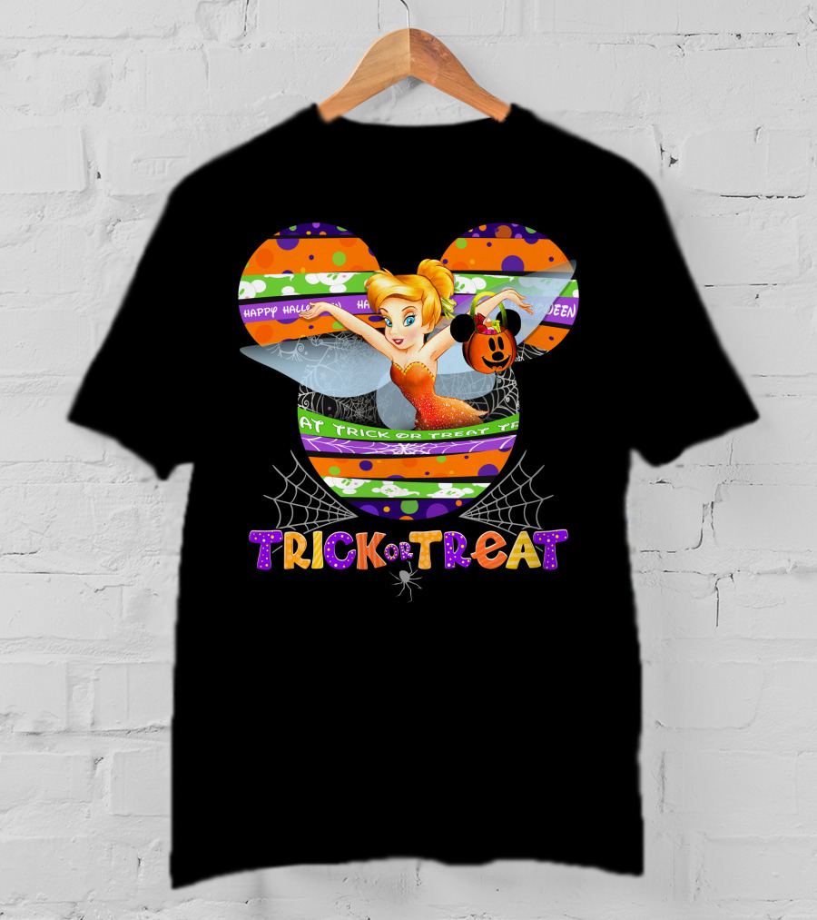 Tinker Bell Trick Or Treat Halloween T-Shirt