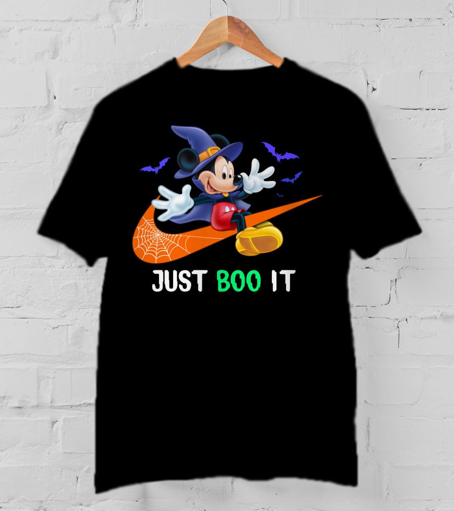 JUST BOO IT Mickey Witch Halloween T-Shirt