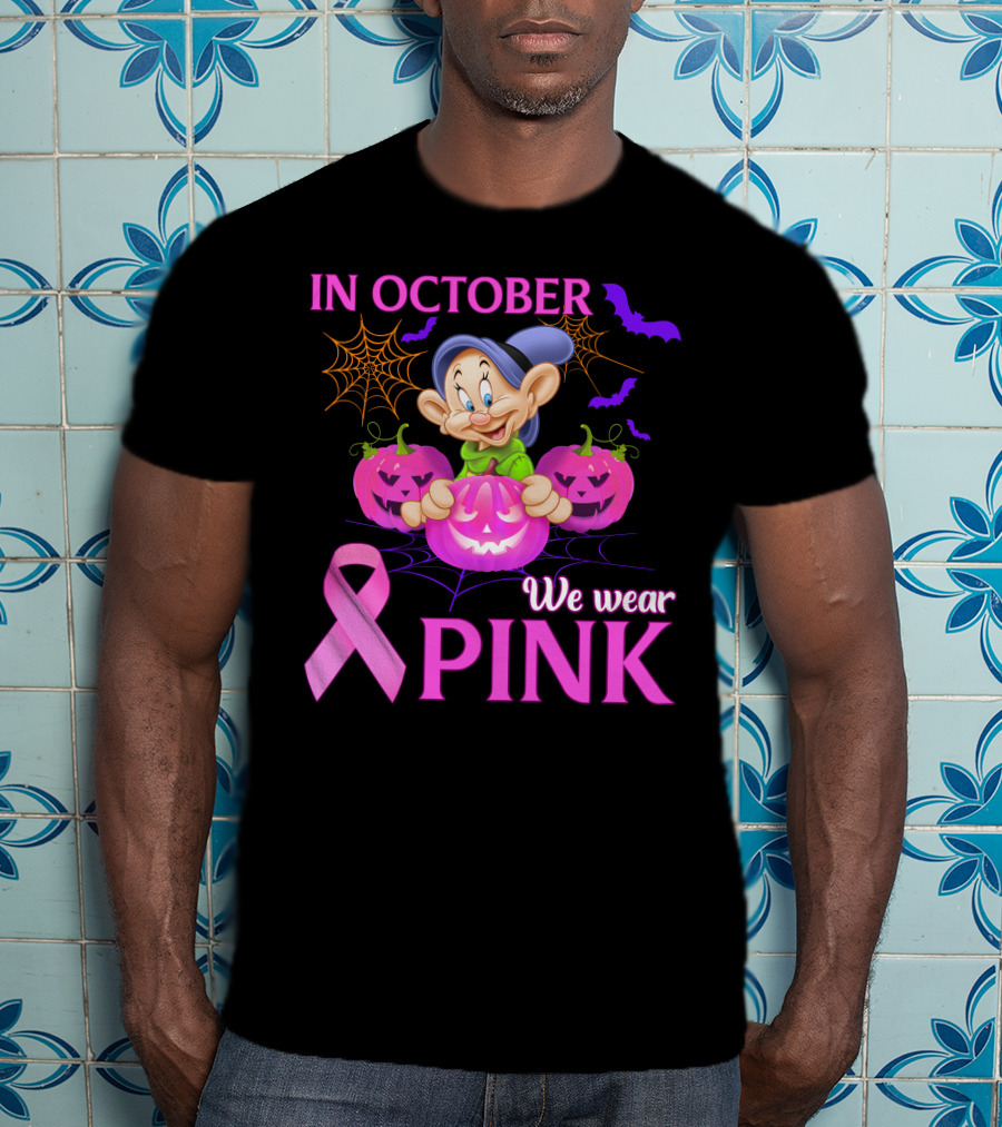 In October We Wear Pink Dopey T-Shirt