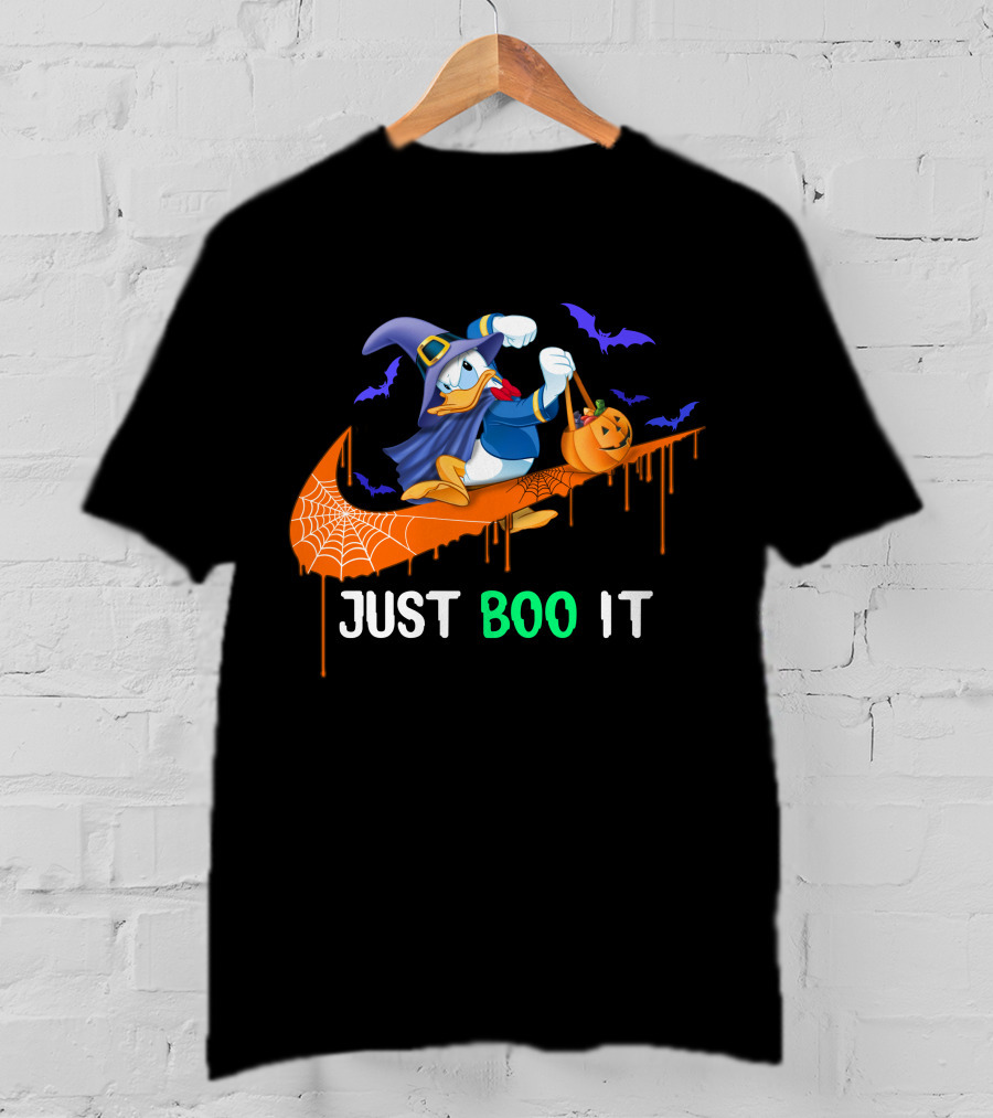 Just Boo It Donald Halloween Nike Theme T-Shirt