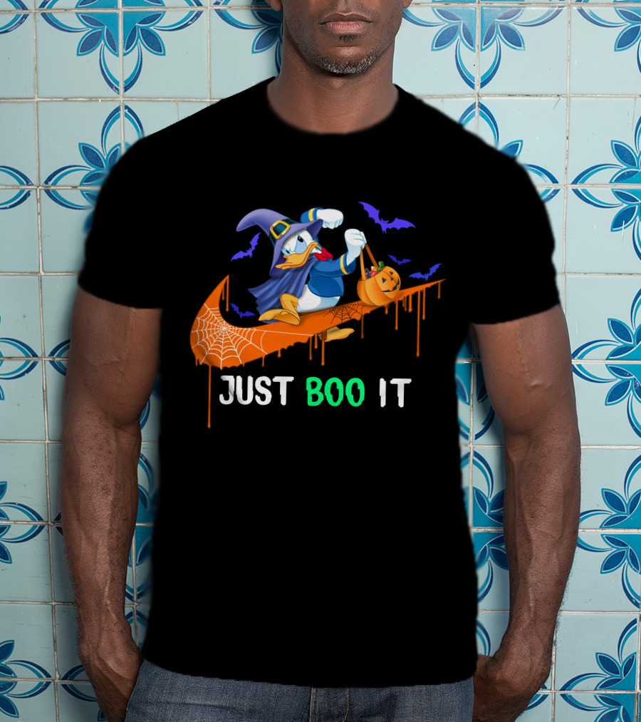 Just Boo It Donald Halloween Nike Theme T-Shirt