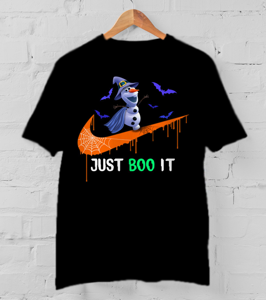 Just Boo It Olaf Nike Halloween Bats T-Shirt