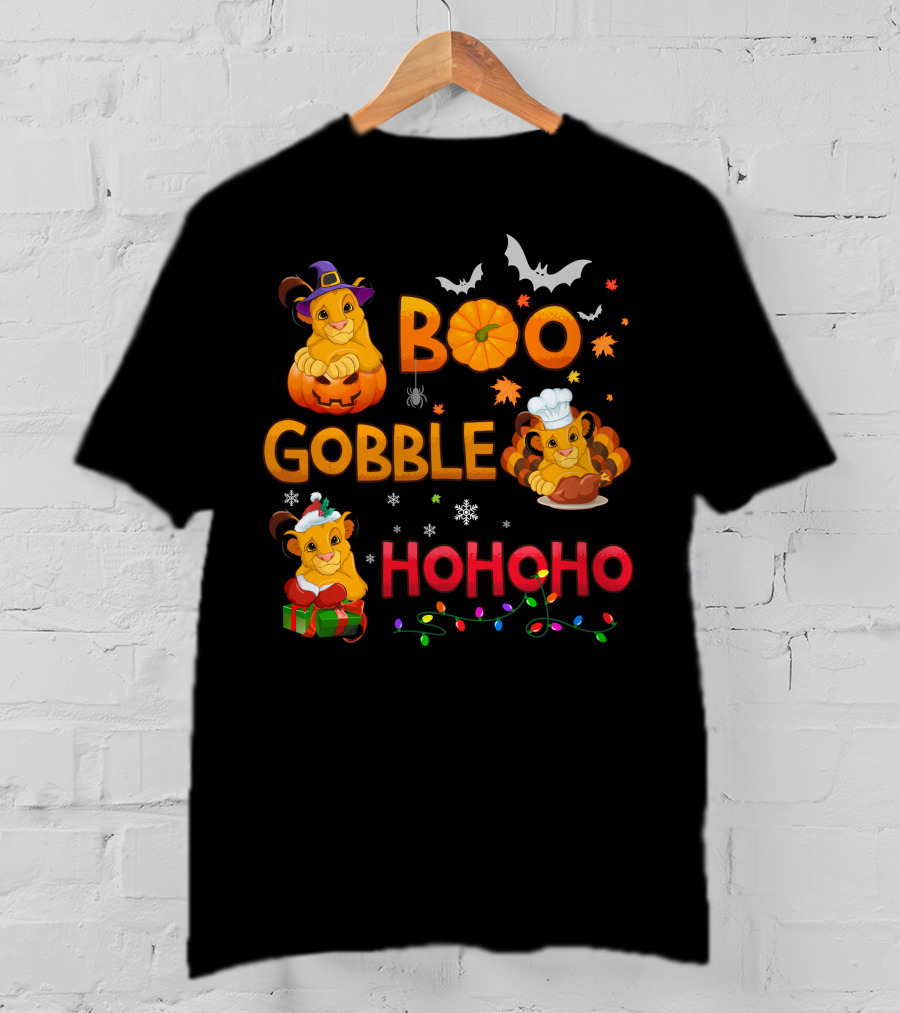 Boo Gobble Hohoho Simba T-Shirt
