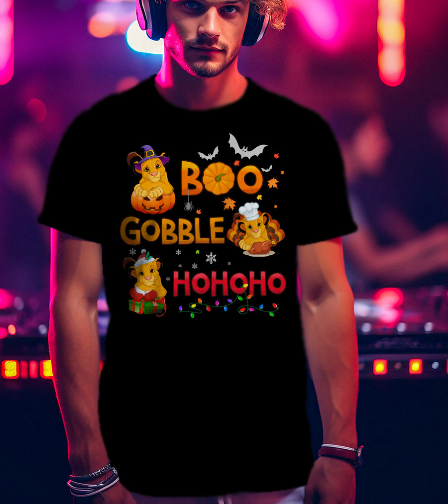 Boo Gobble Hohoho Simba T-Shirt
