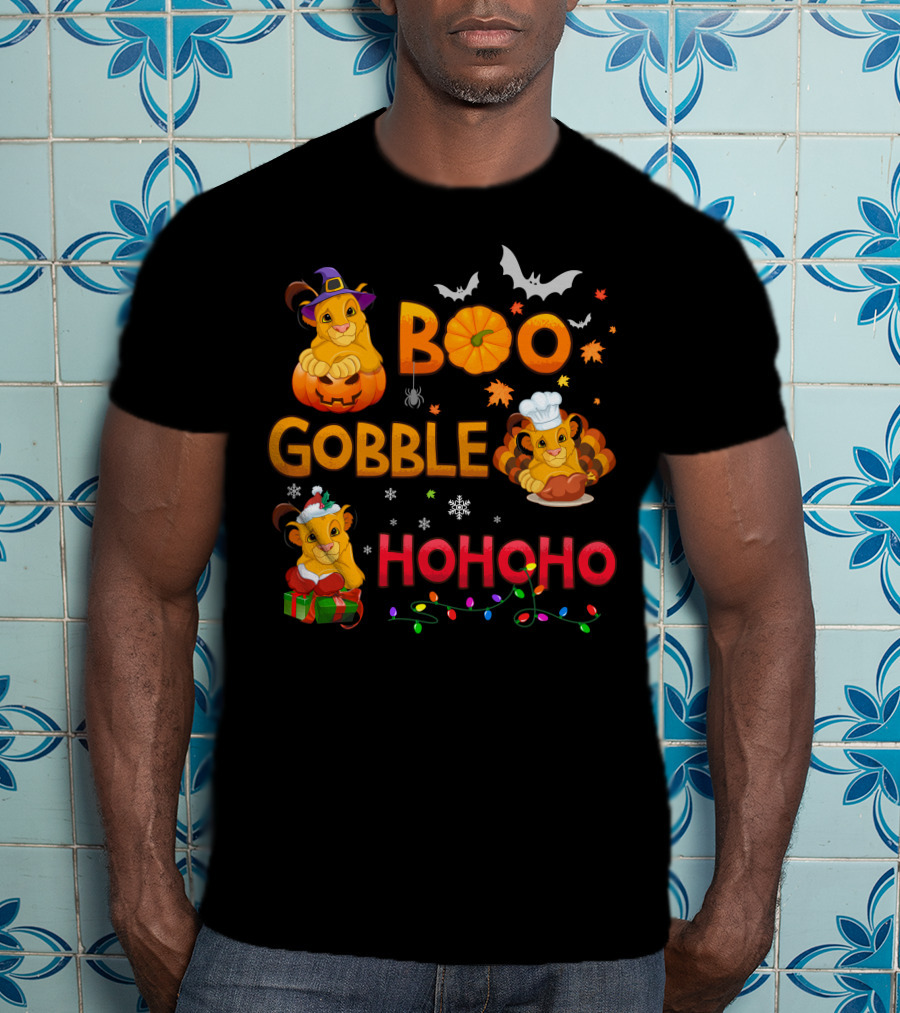 Boo Gobble Hohoho Simba T-Shirt