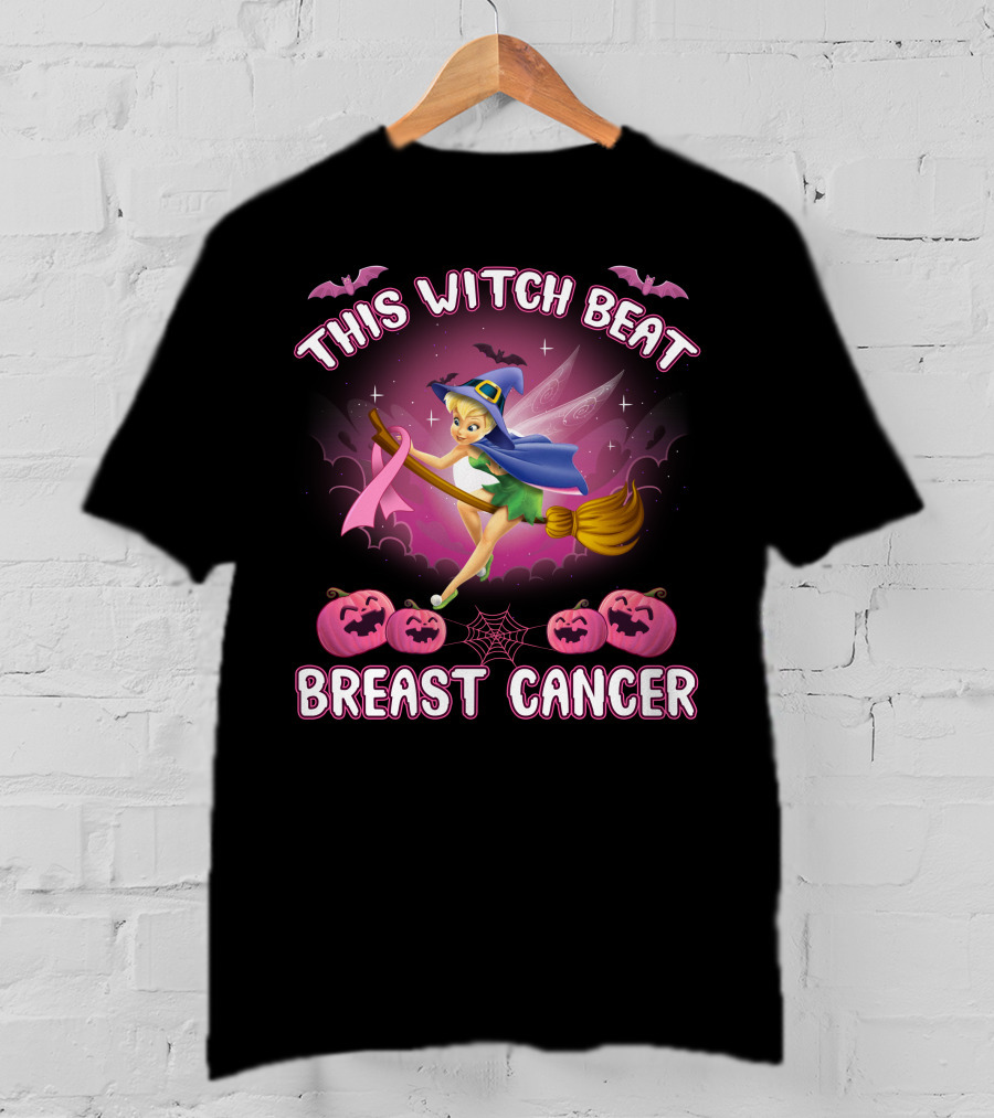 This Witch Beat Breast Cancer Tinker Bell T-Shirt