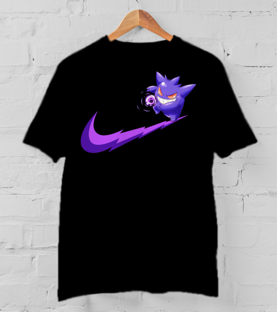 Gengar Ghost Type Nike Crossover T-Shirt