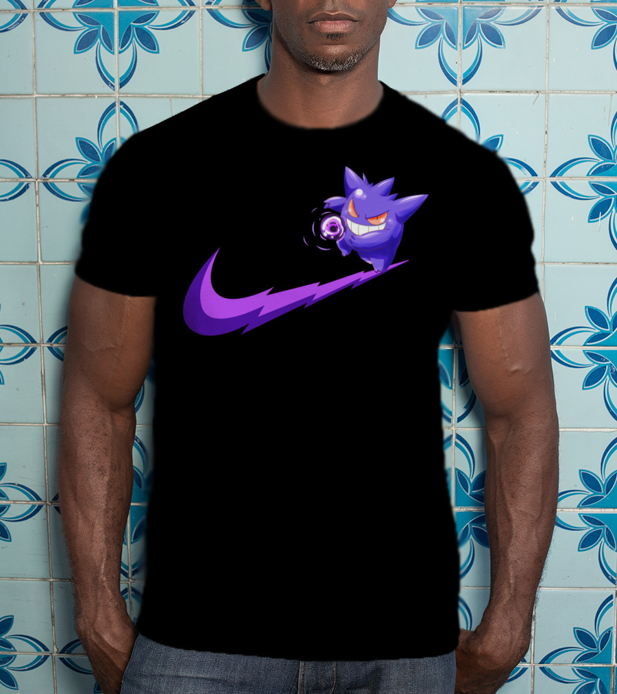 Gengar Ghost Type Nike Crossover T-Shirt