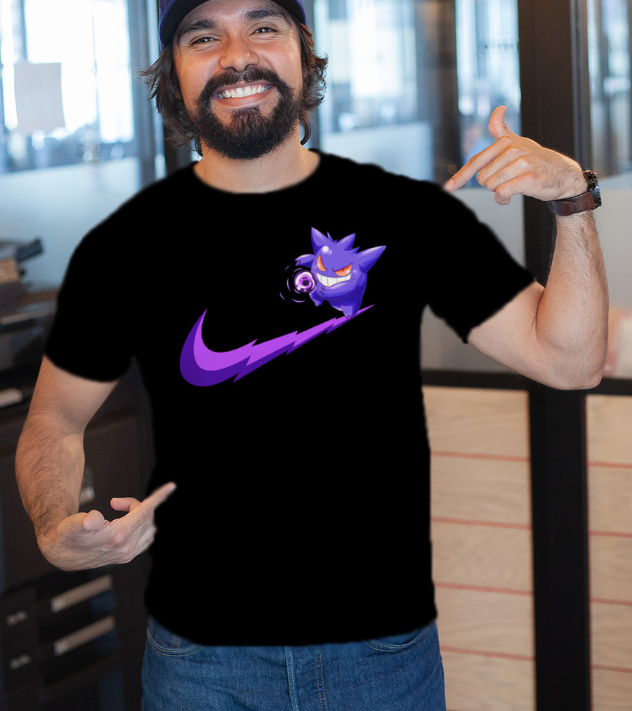 Gengar Ghost Type Nike Crossover T-Shirt