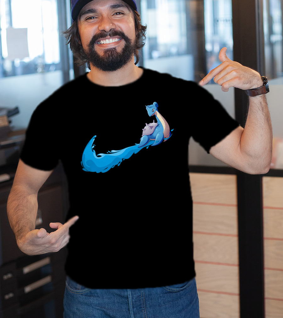 Lapras Water-Type Pokémon Splash T-Shirt