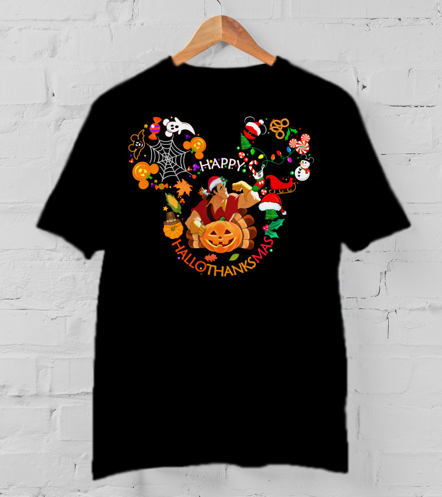 Happy Hallothanksmas Gaston T-Shirt