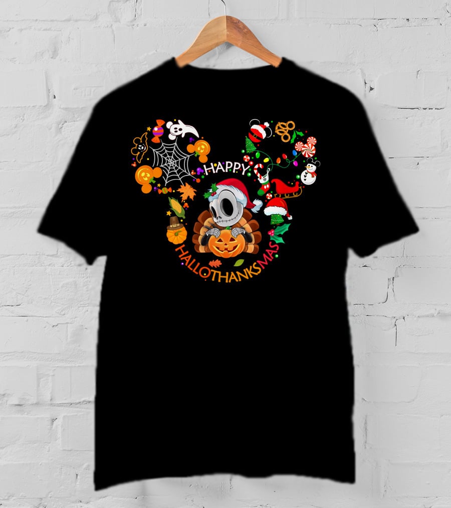 Happy Hallothanksmas Jack Skellington T-Shirt