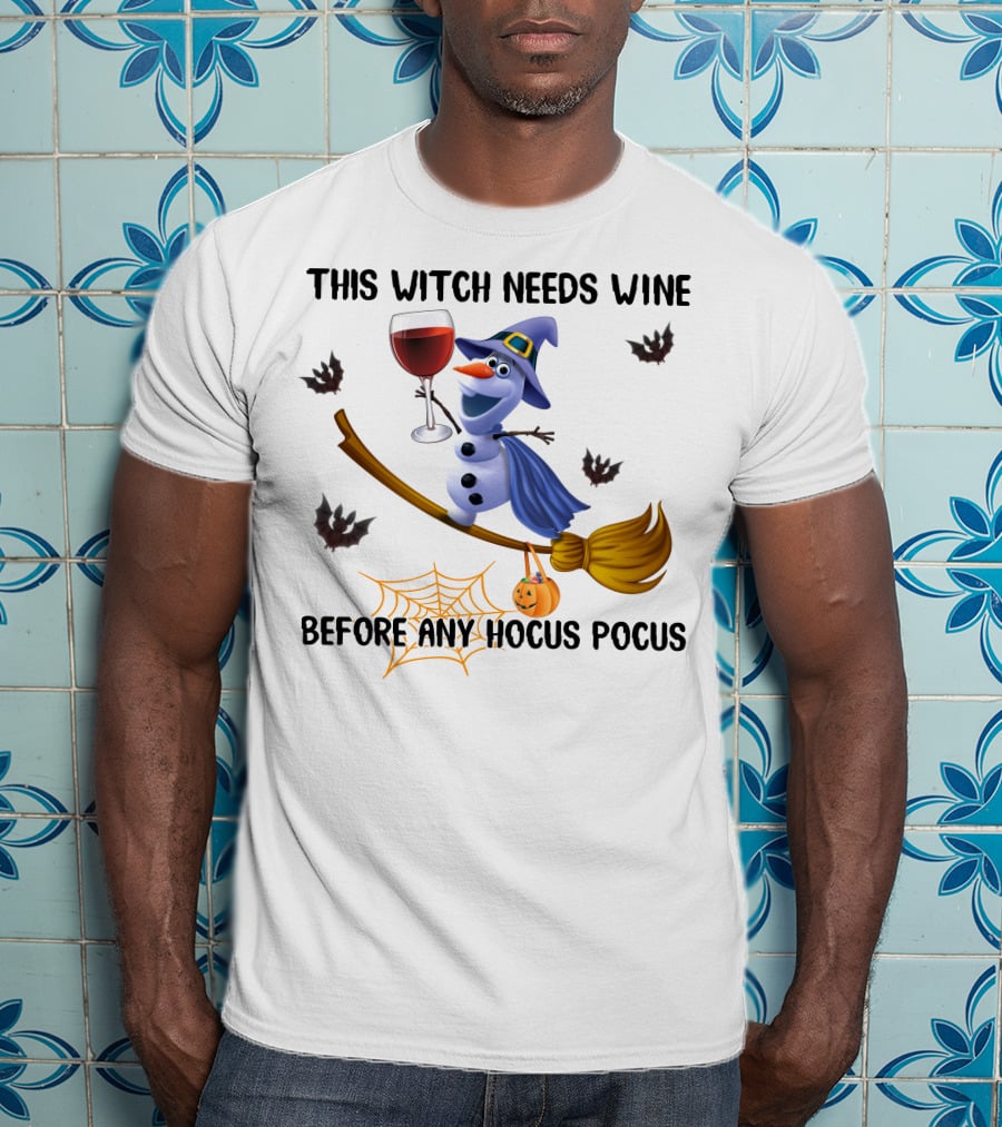 This Witch Needs Wine Before Any Hocus Pocus T-Shirt