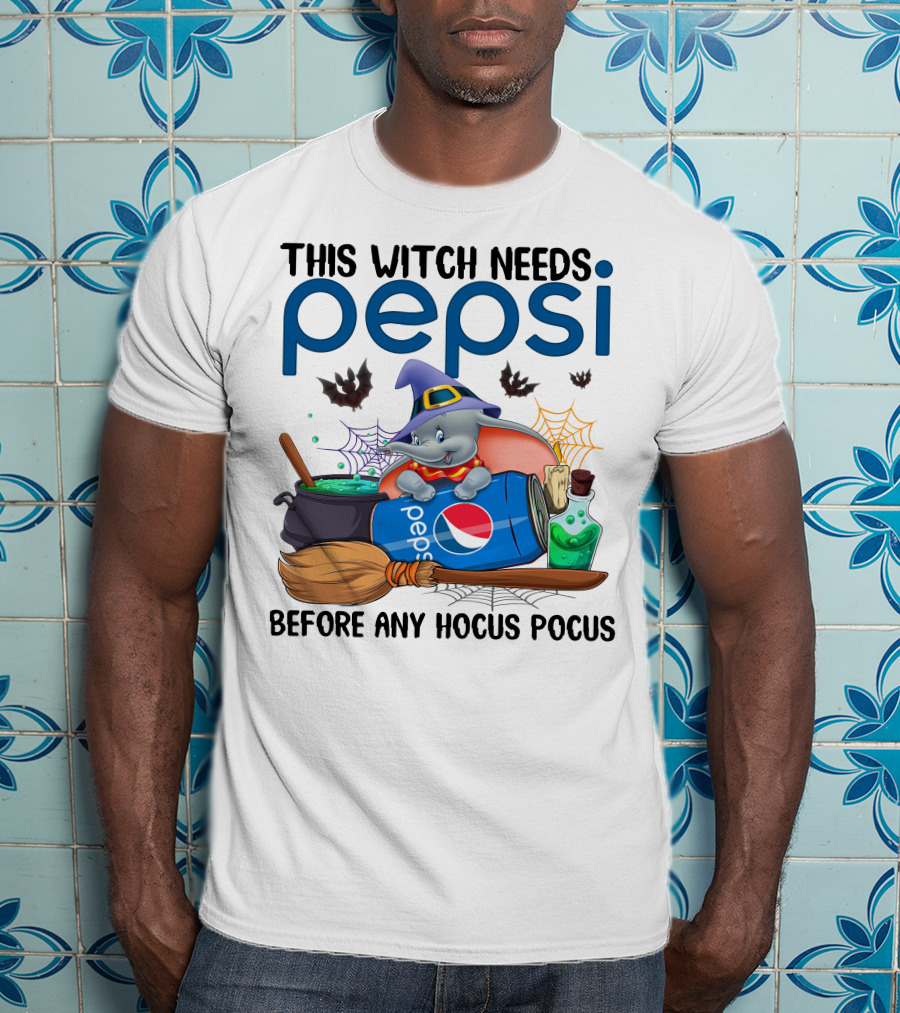 This Witch Needs Pepsi Dumbo Before Any Hocus Pocus T-Shirt