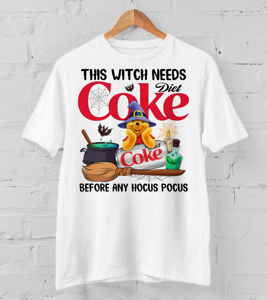 This Witch Needs Diet Coke Before Any Hocus Pocus T-Shirt