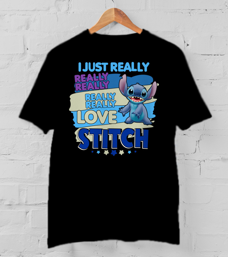 I Just Really Really Really Really Love Stitch T-Shirt