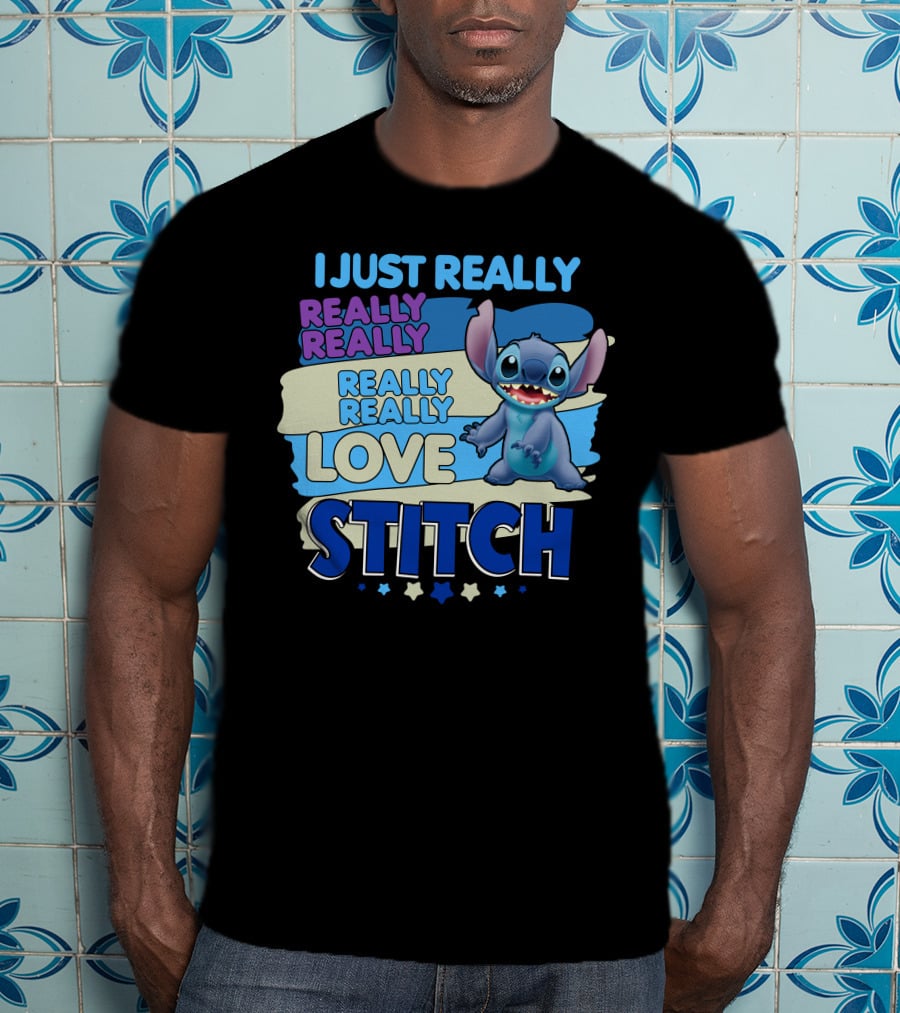 I Just Really Really Really Really Love Stitch T-Shirt