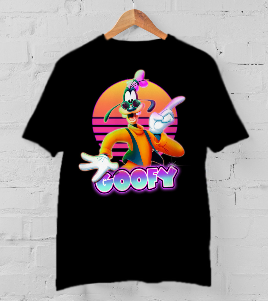 Goofy Retro 80S Sunset Aesthetic T-Shirt