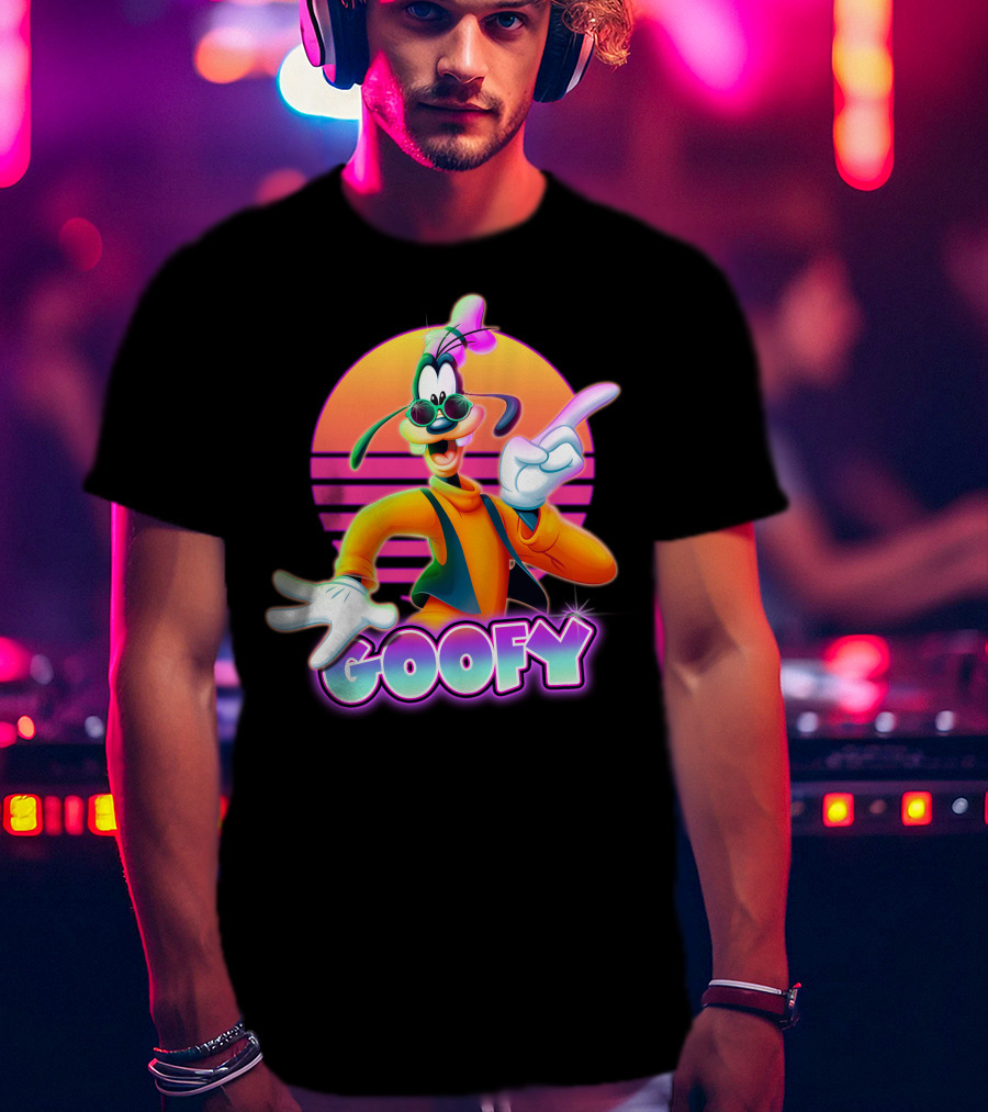 Goofy Retro 80S Sunset Aesthetic T-Shirt