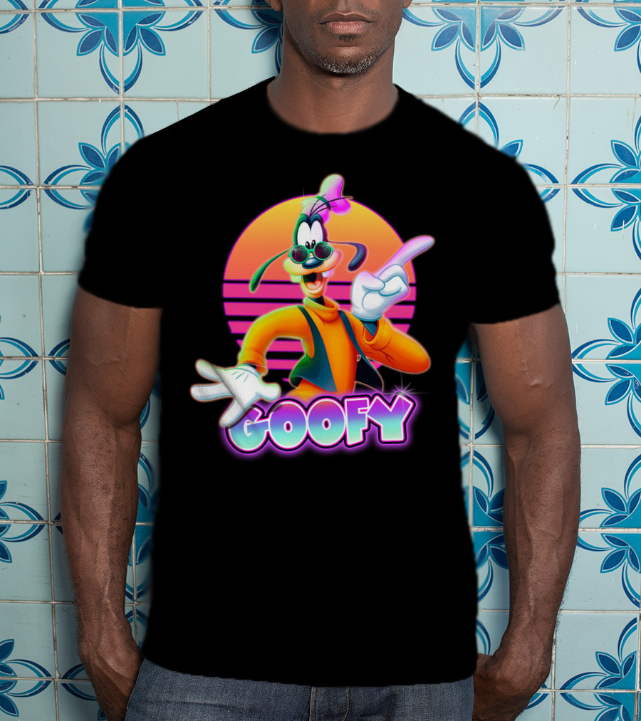 Goofy Retro 80S Sunset Aesthetic T-Shirt