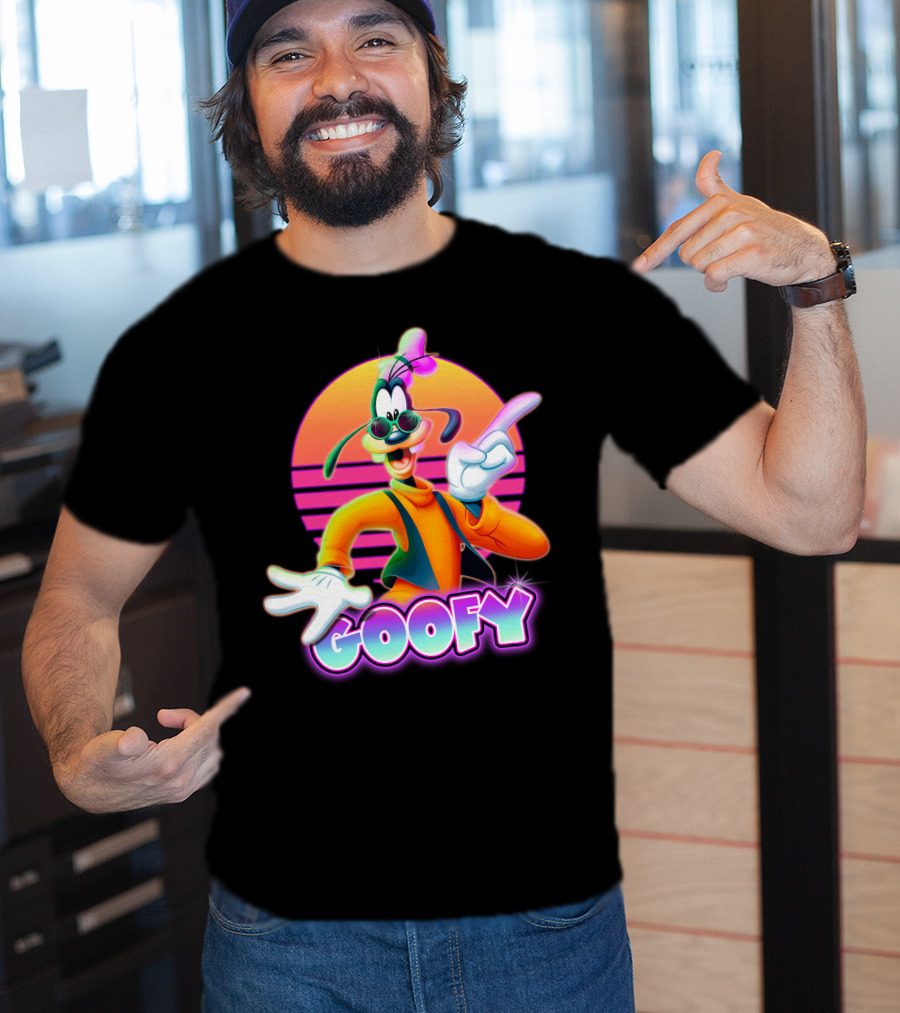 Goofy Retro 80S Sunset Aesthetic T-Shirt