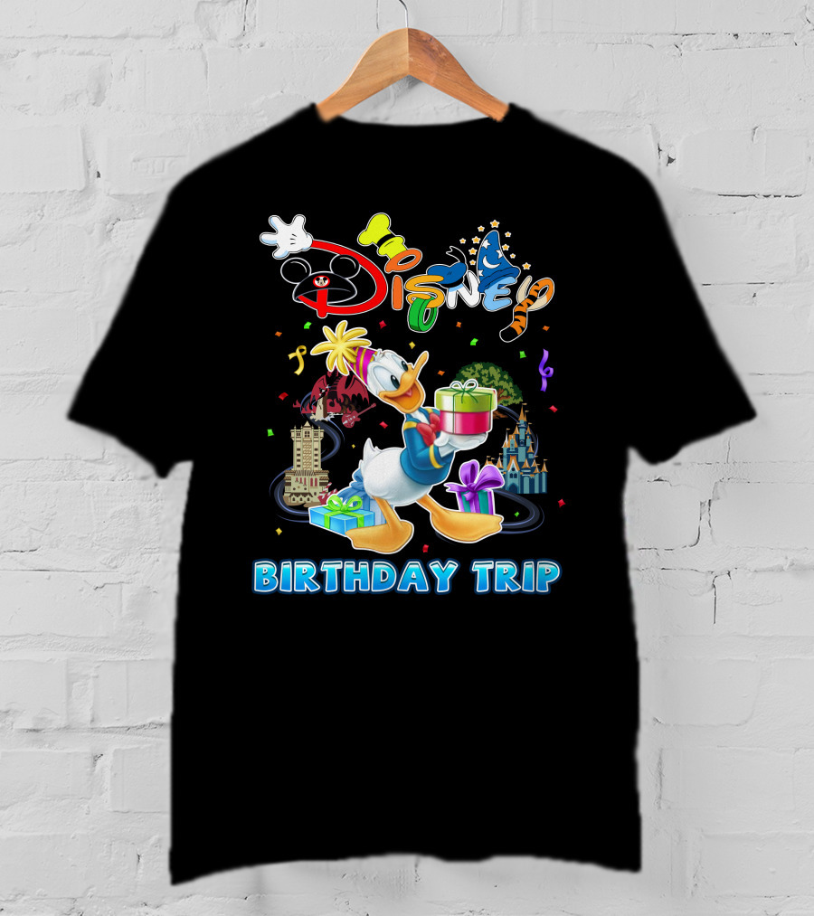 Disney Donald Birthday Trip T-Shirt