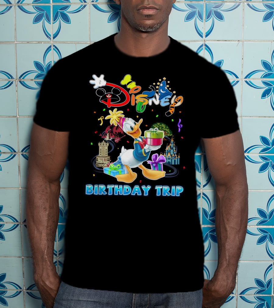 Disney Donald Birthday Trip T-Shirt