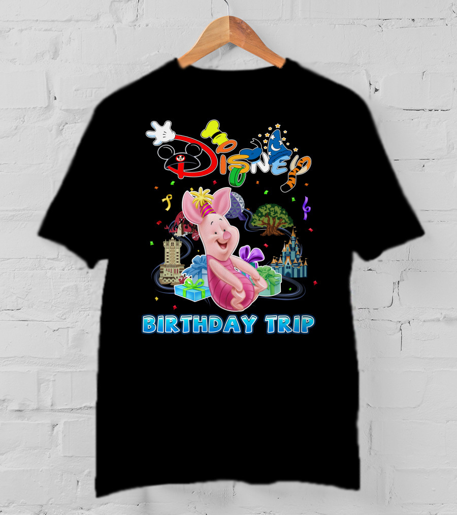 Disney Piglet Birthday Trip T-Shirt