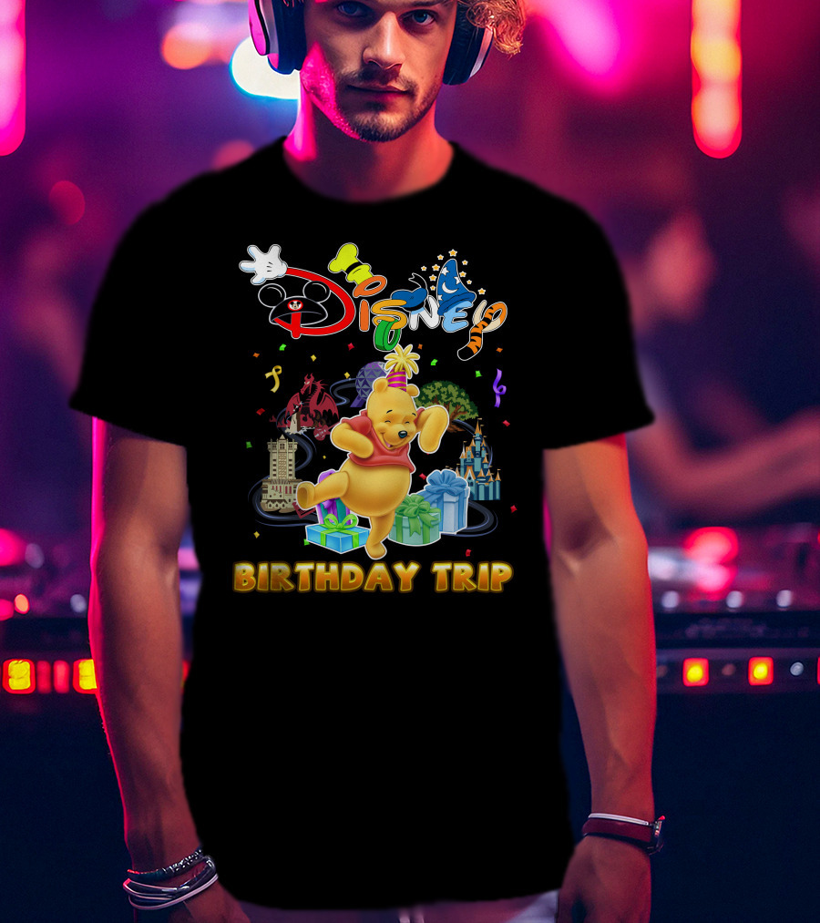 Disney Pooh Birthday Trip T-Shirt