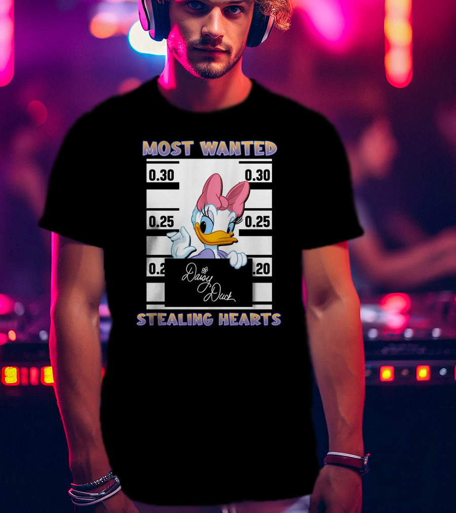 Most Wanted Daisy Duck Stealing Hearts T-Shirt