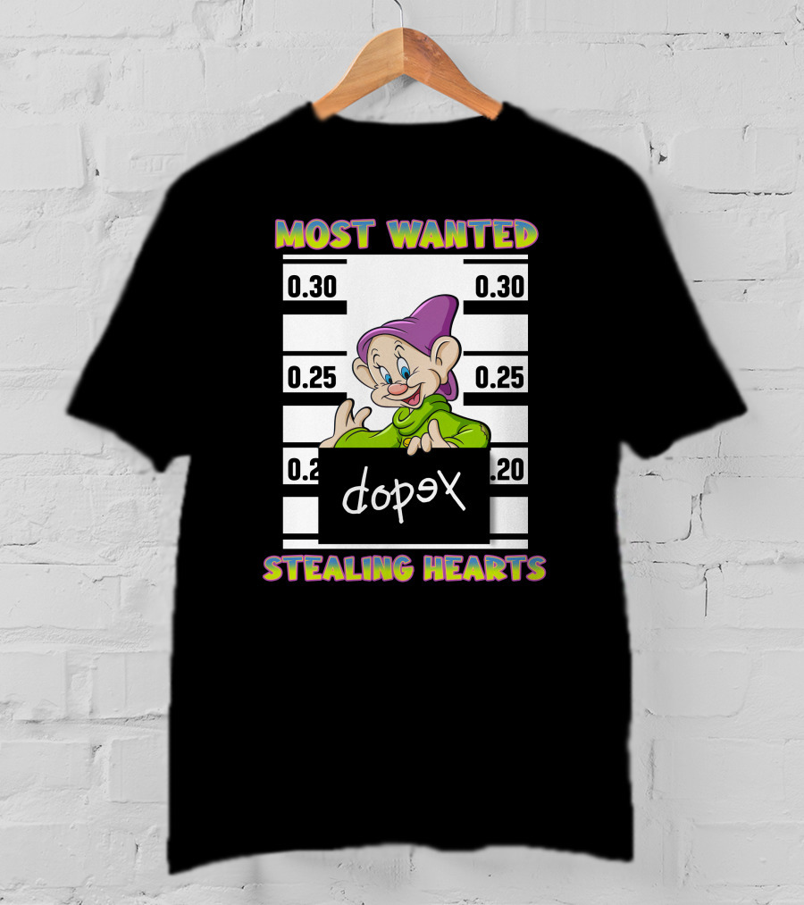 Most Wanted Dopey Stealing Hearts T-Shirt