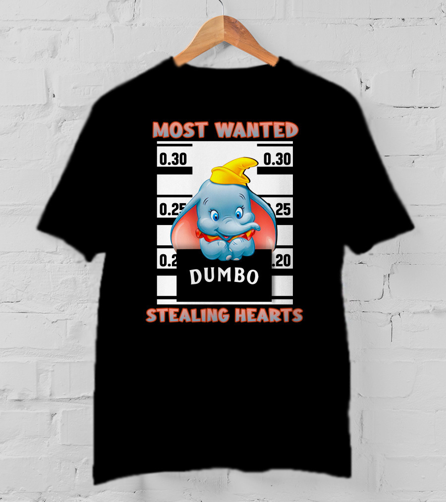Most Wanted Dumbo Stealing Hearts T-Shirt